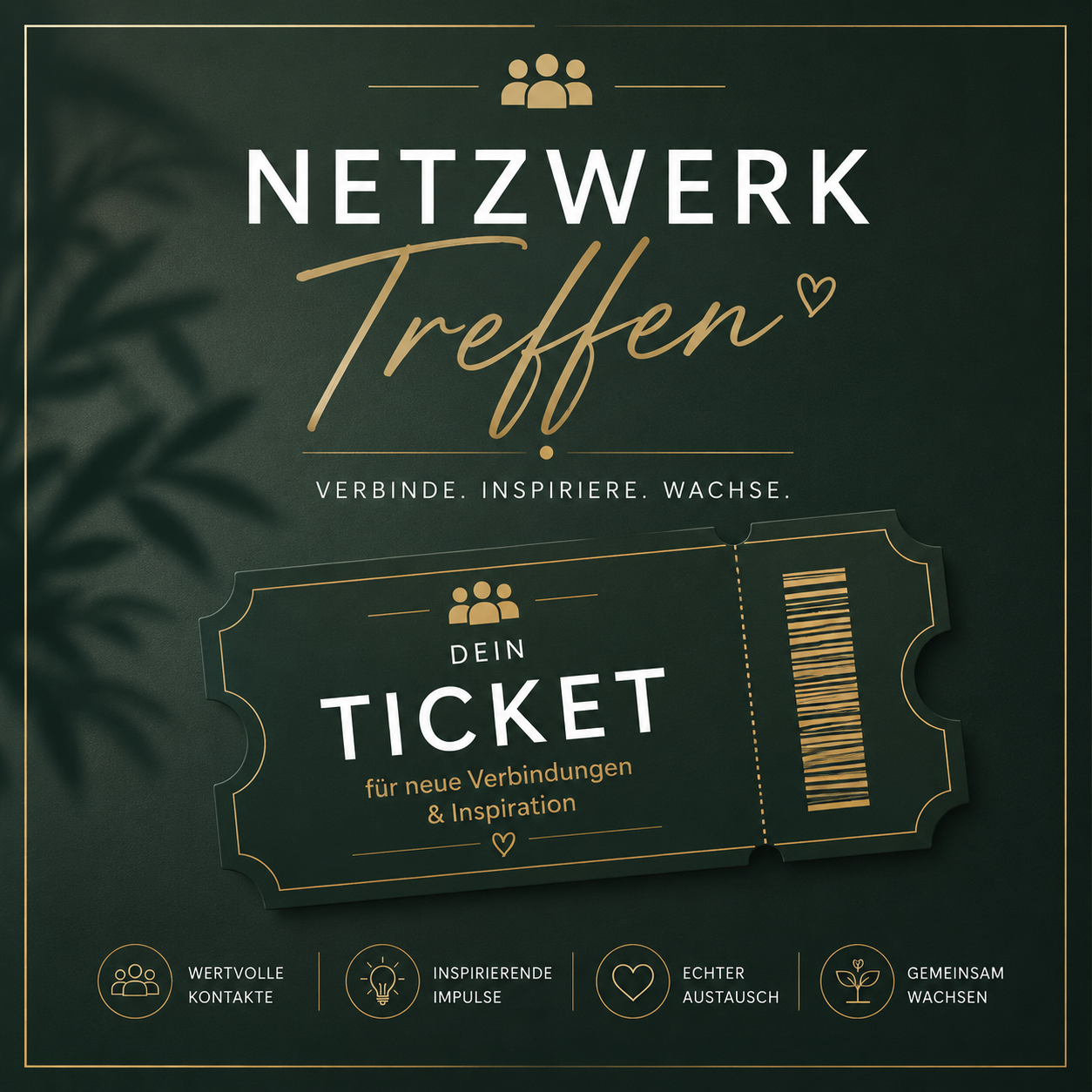 Netzwerktreffen – Dein Ticket